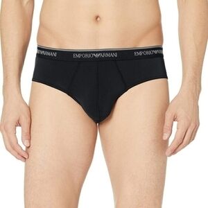 Armani Microfiber Briefs - Black